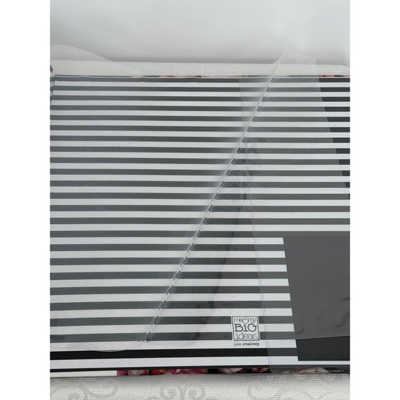 12x12 Scrapbook Album Expandable Stop & Smell The Flowers Kit My Big Ideas 10 Sh - Picture 5 of 6